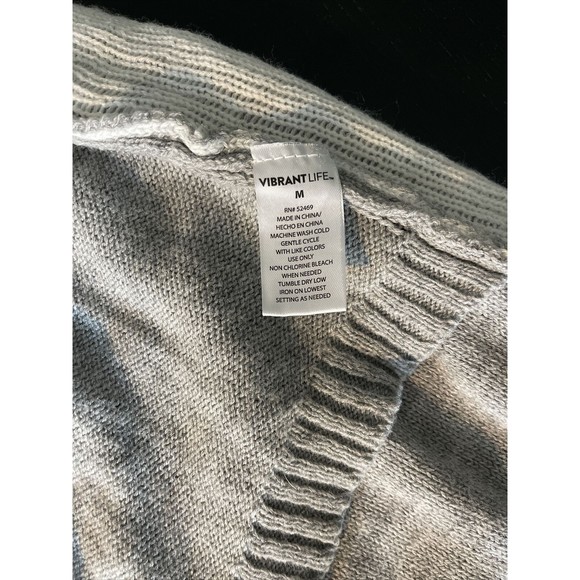 Dog's Sweater "Boss Lady"  Vibrant Life Pink Gray M - Picture 3 of 5